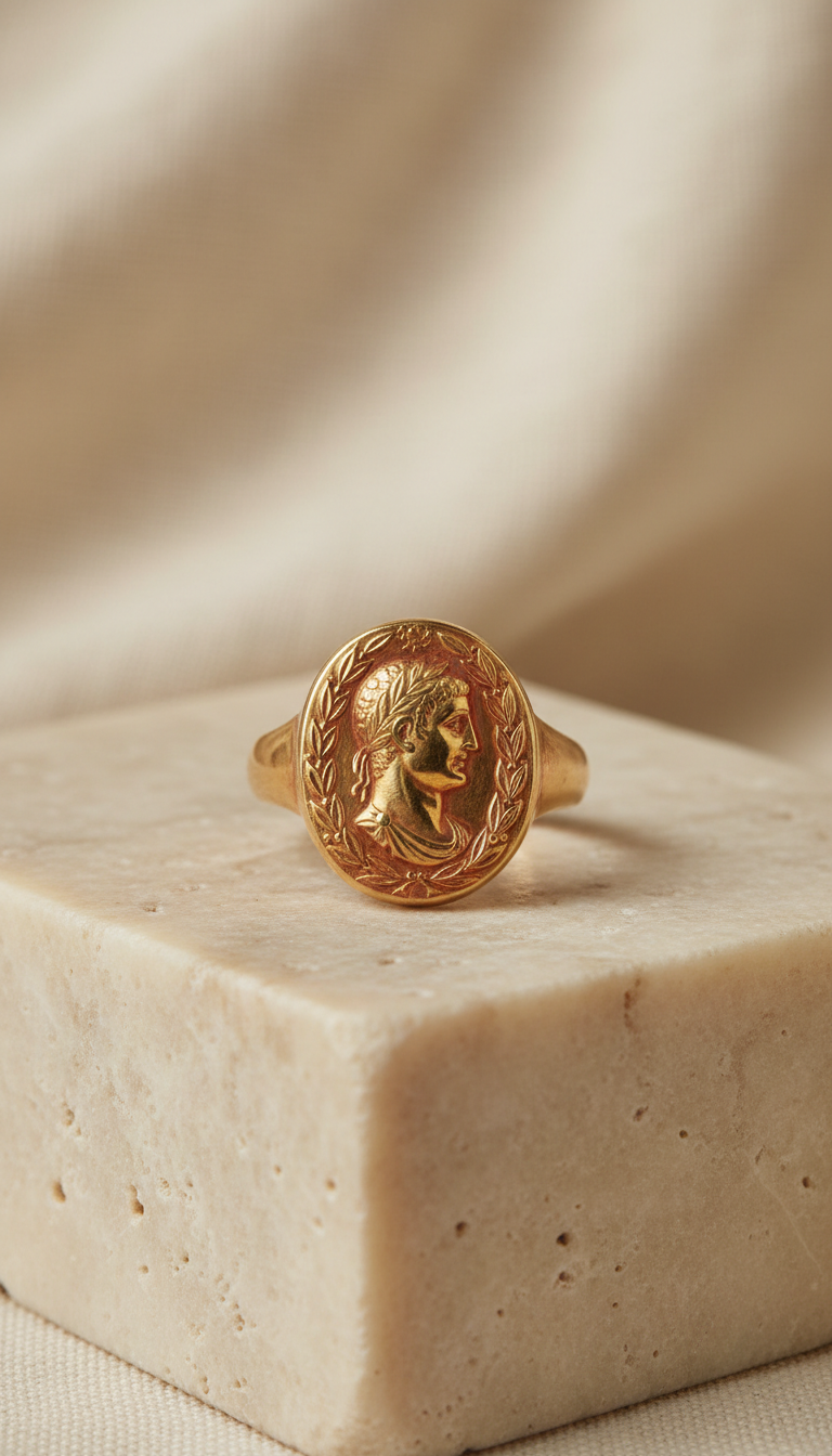 Roman Gold Signet Ring